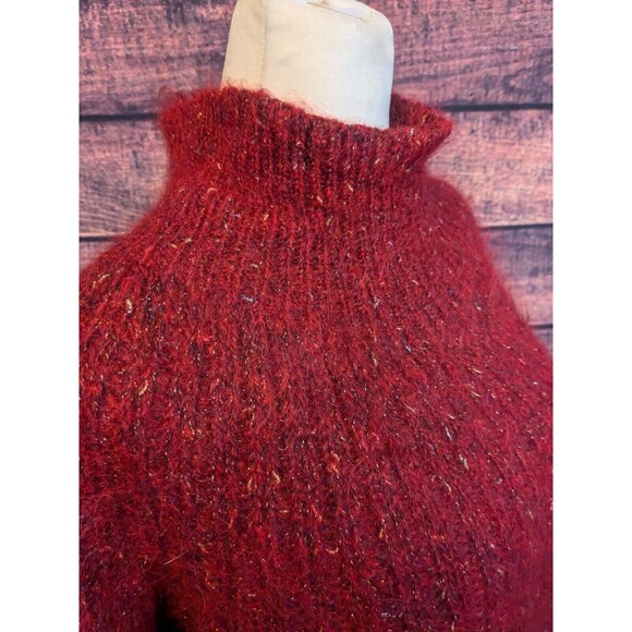 Paul & Duffier Mohair Blend Sweater With Pockets Sz M Long Tunic Oversized - Picture 10 of 11